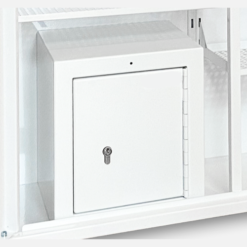 Controlled drugs cabinet inside MED-CRT unit. Controlled drugs cabinet inside MED-CRT unit.