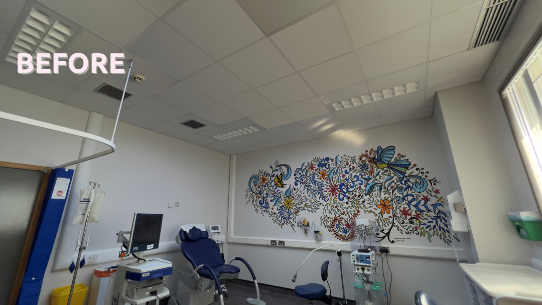 LED Sky Ceiling Before