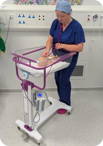 Medwarm Overbed Hot Cot (Photoshoot) - Rounded Corners