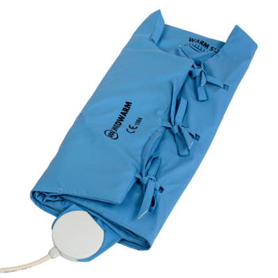 Medwarm patient warming blanket wrapped and tied up. Medwarm patient warming blanket wrapped and tied up.