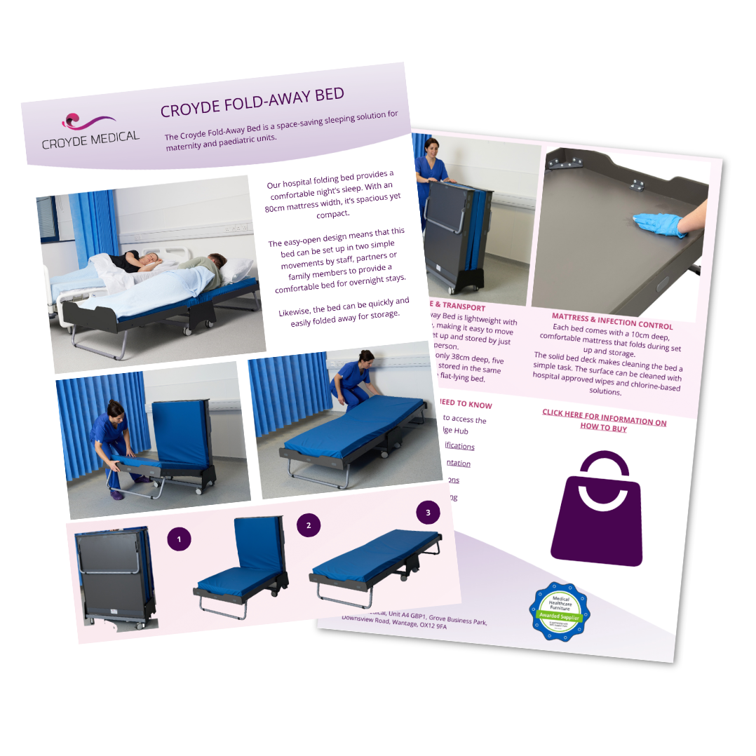 Fold Away Bed Flyer Icon