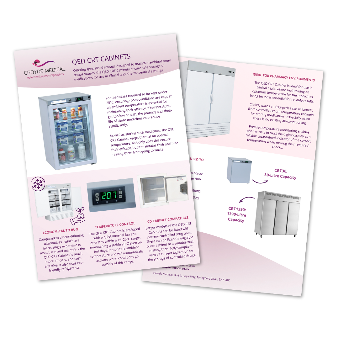 QED CRT Cabinets Flyer Icon