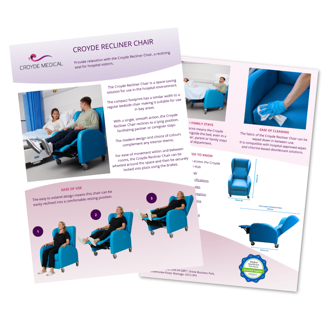 Recliner Chair Flyer Icon