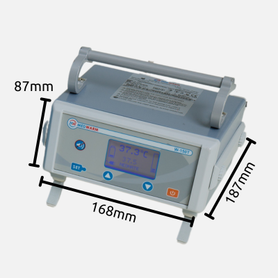 W-150 T Control unit with dimensions