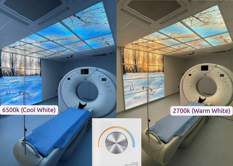 Human centric lighting example with swtich. Human centric lighting example with swtich.