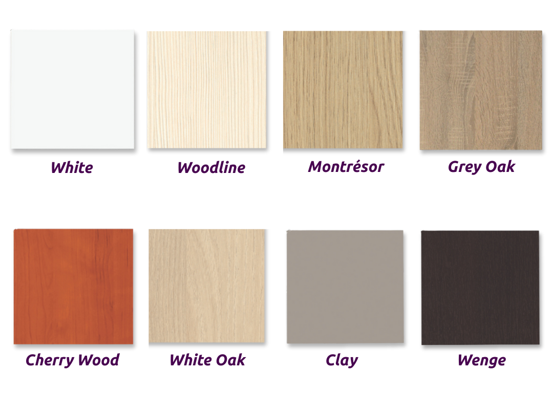 Wall Bed Standard Colours (Mix)