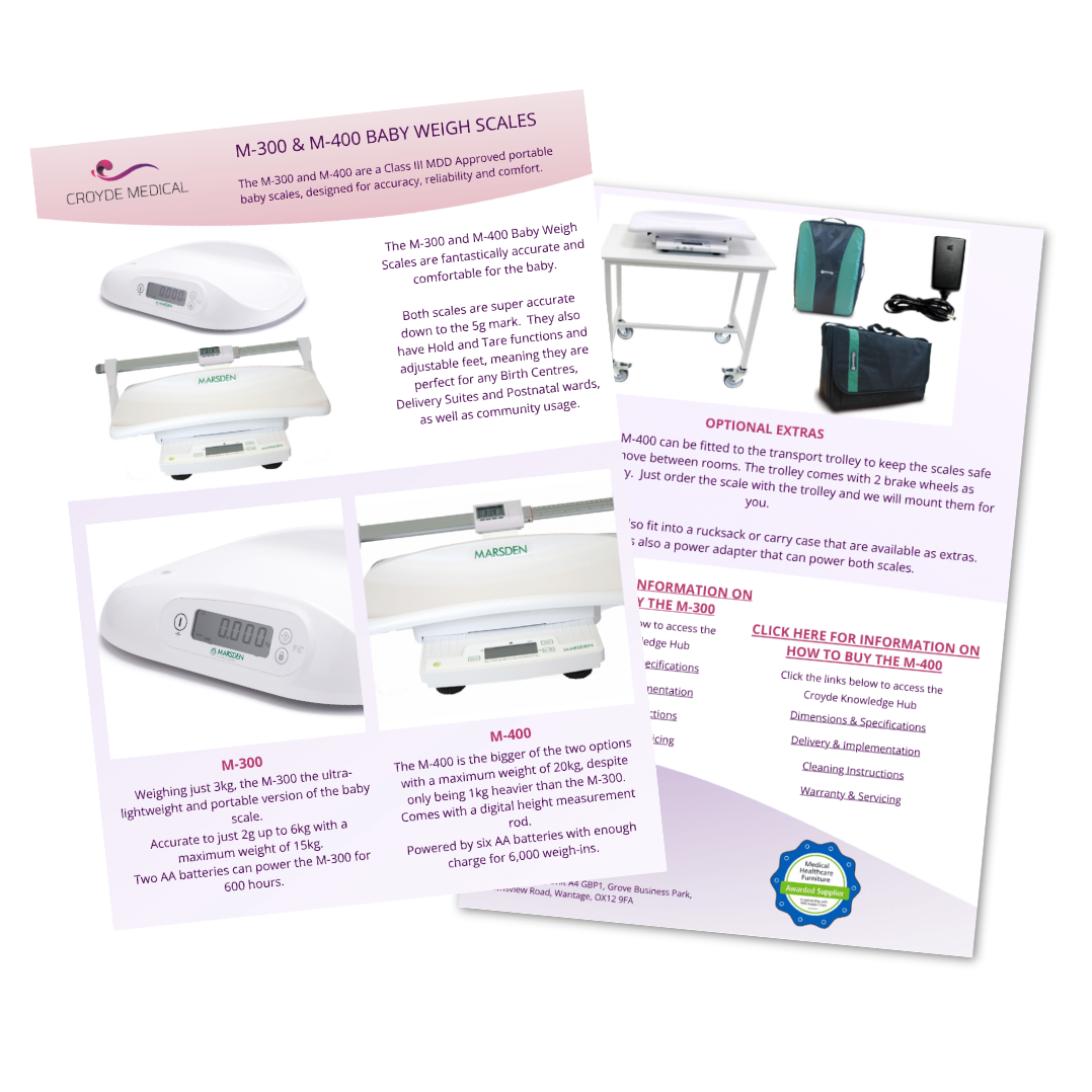 Baby Weigh Scales Flyer Icon