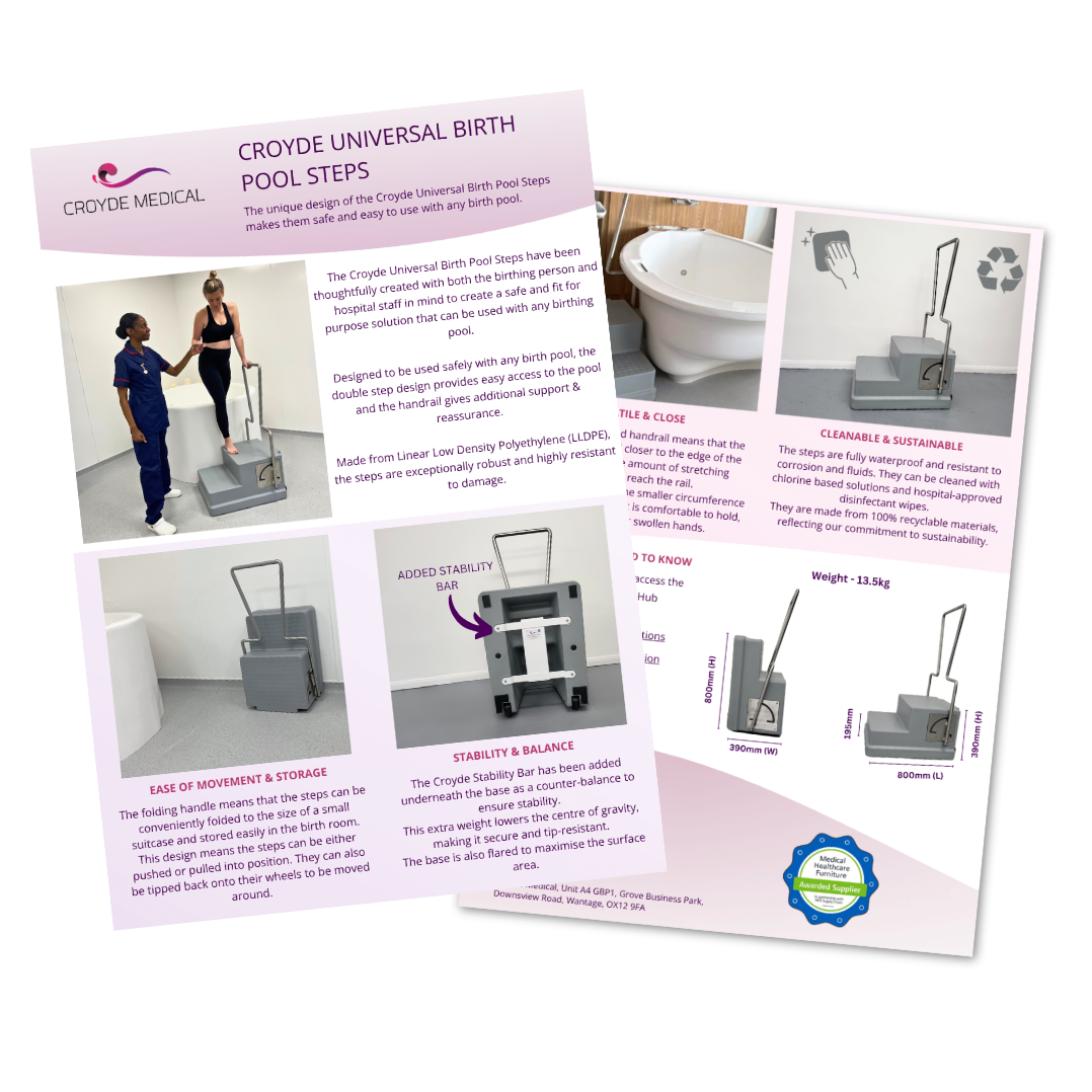 Birth Pool Steps Flyer Icon