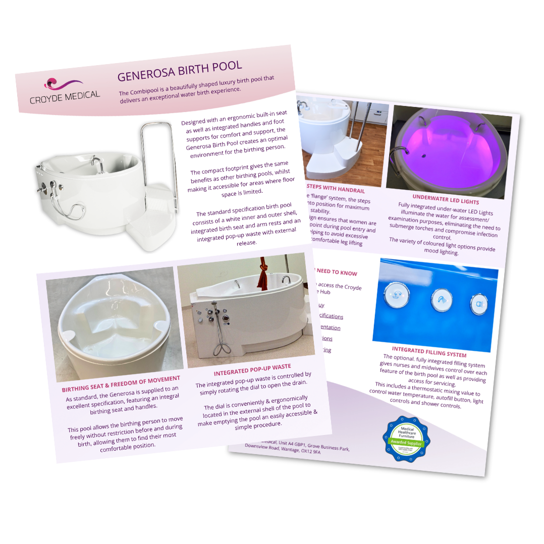 Generosa Birth Pool Flyer Icon