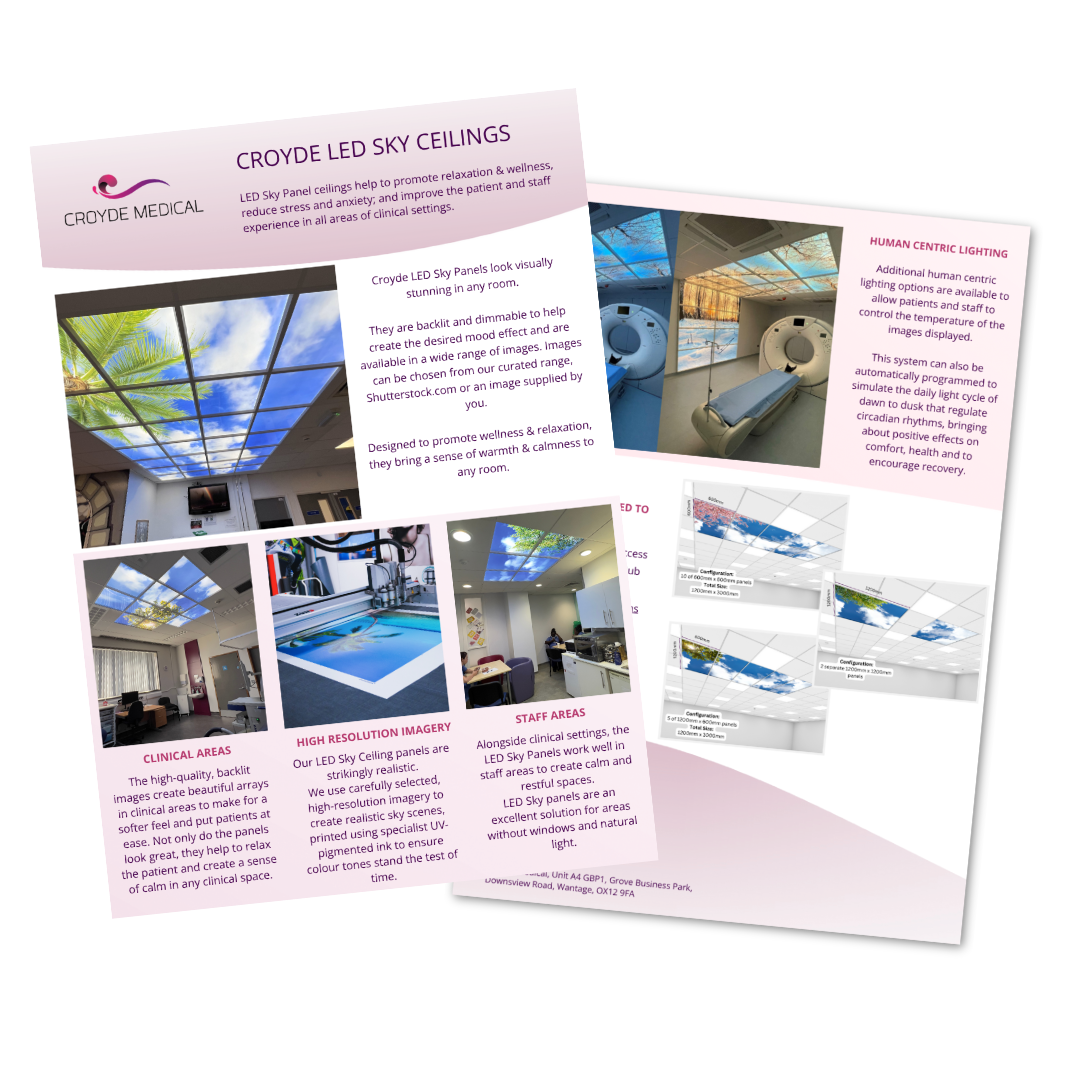 LED Sky Ceiling Flyer Icon