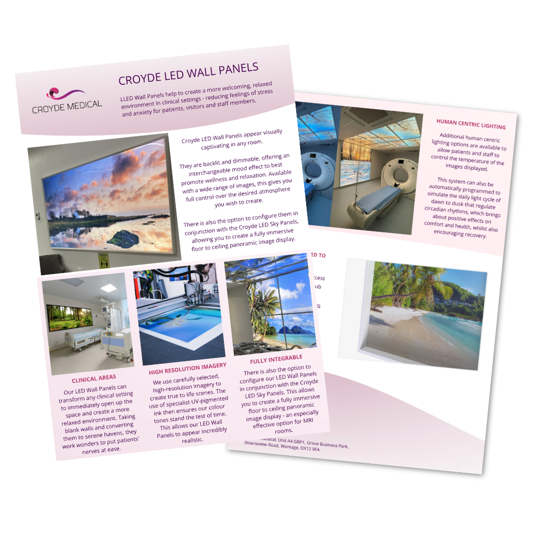 LED Wall Panels Flyer Icon