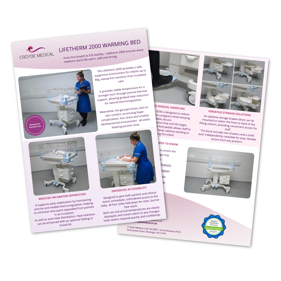 Lifetherm 2000 Warming Bed Flyer Icon