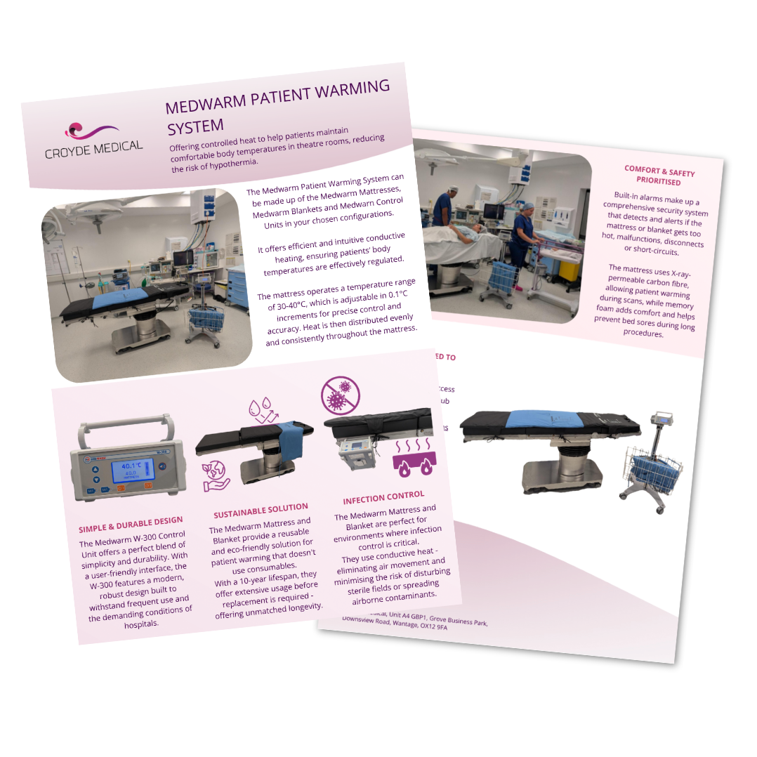 Medwarm Patient Warming System Flyer Icon