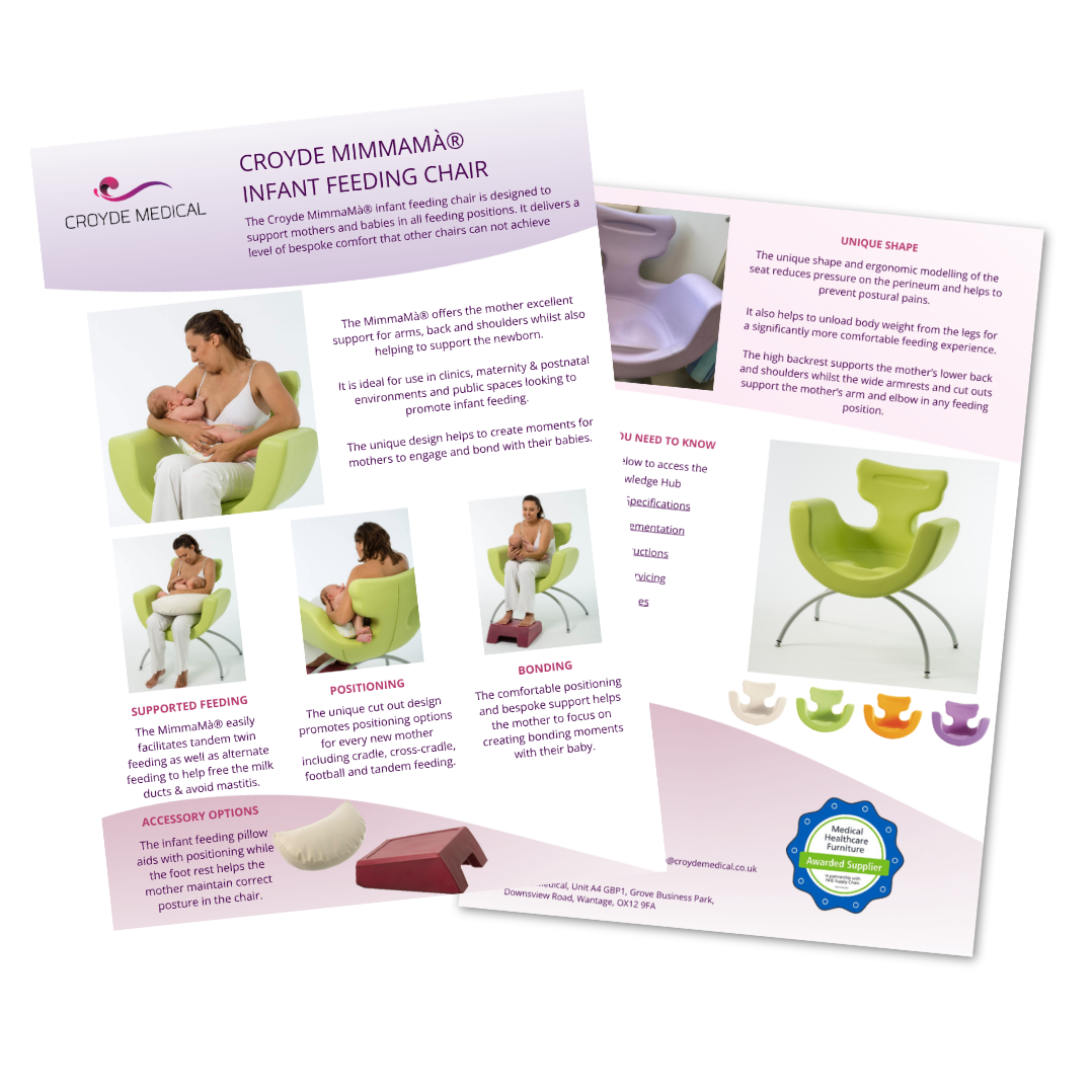 Mimmama Infant Feeding Chair Flyer Icon