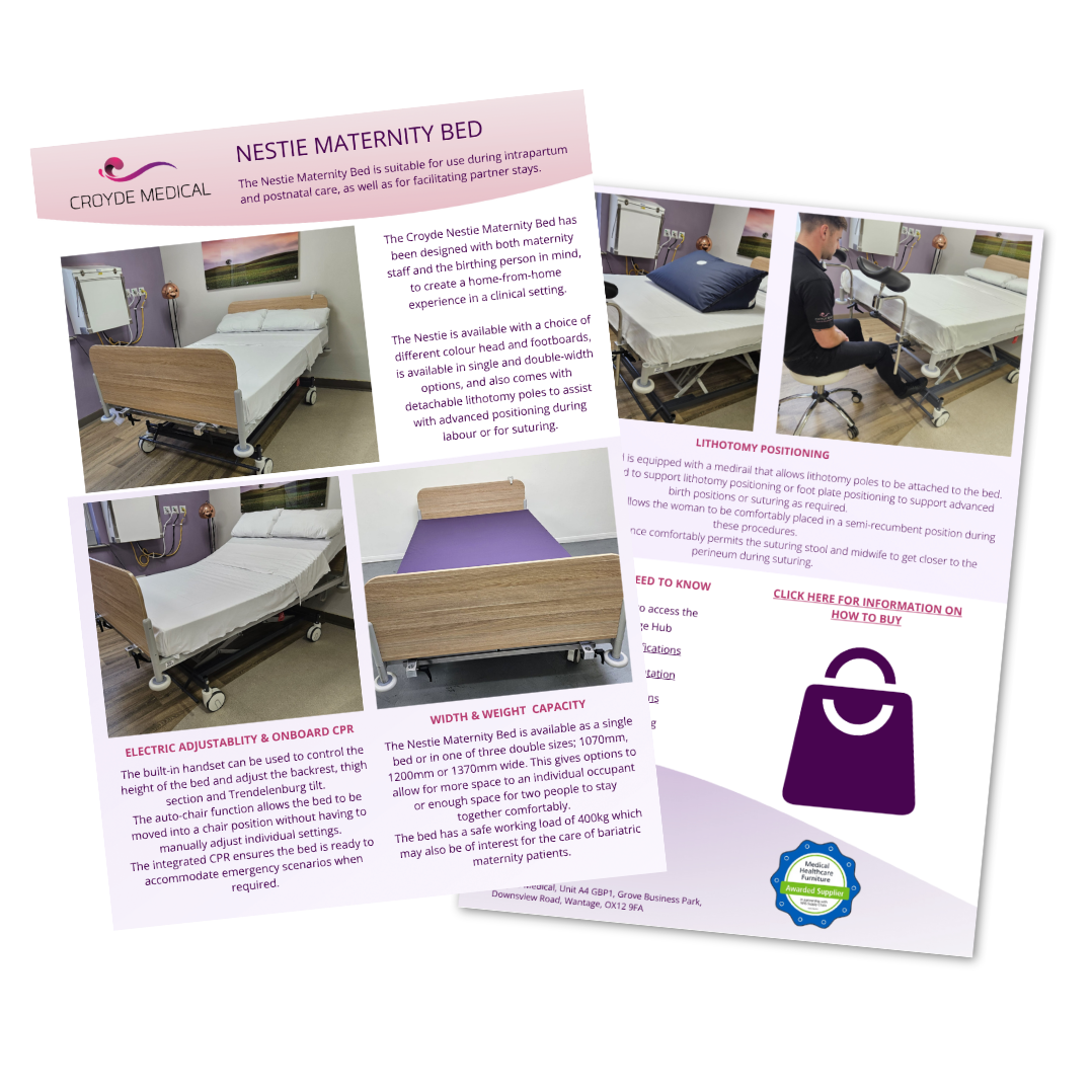 Nestie Maternity Bed Flyer Icon