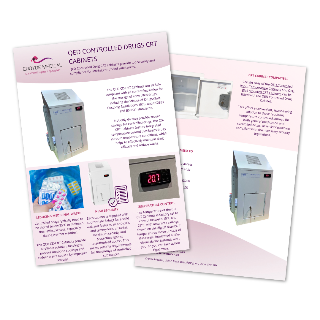 QED CD CRT Cabinets Flyer Icon