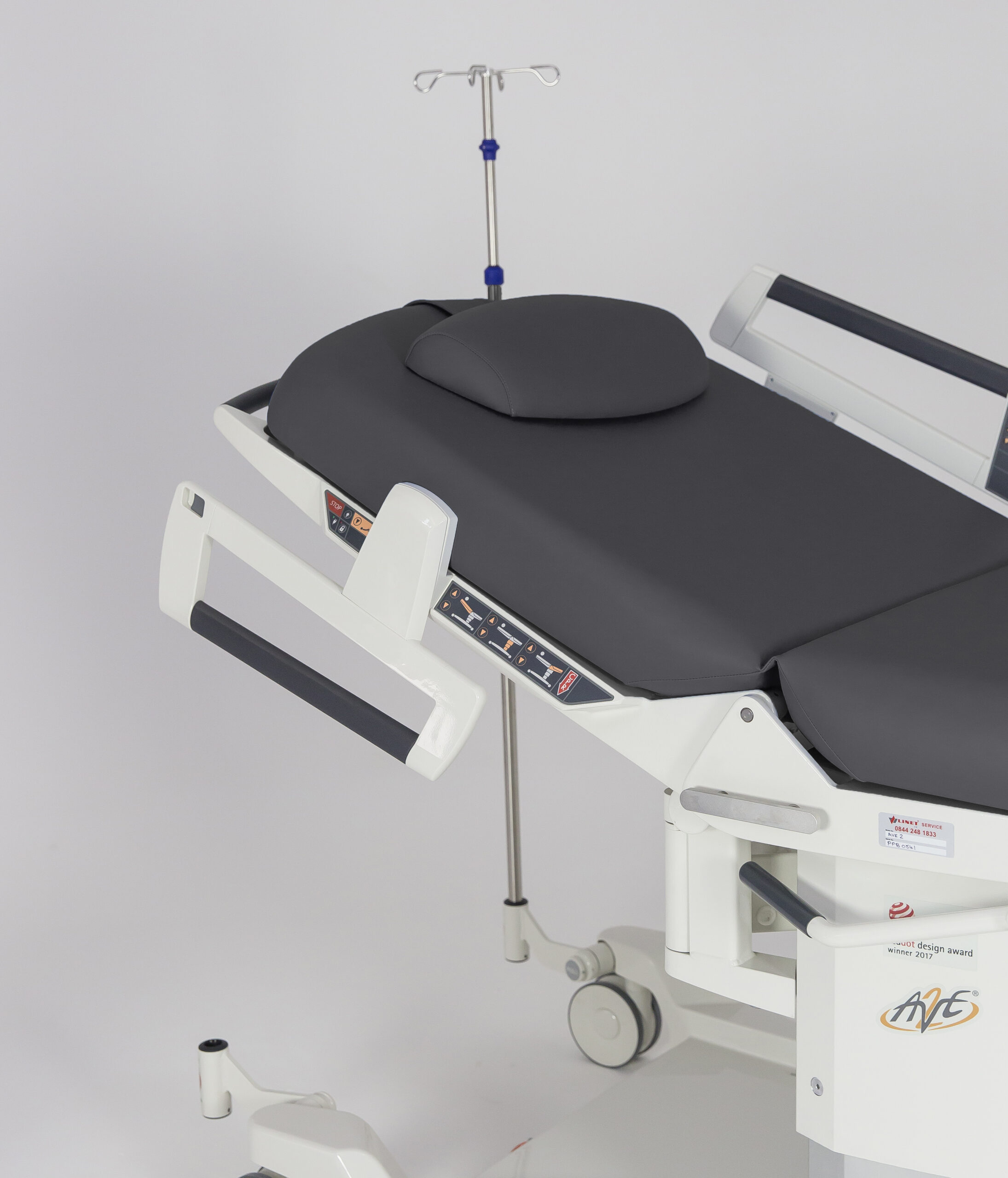 Ave 2 Birthing Bed with IV Pole and Holder